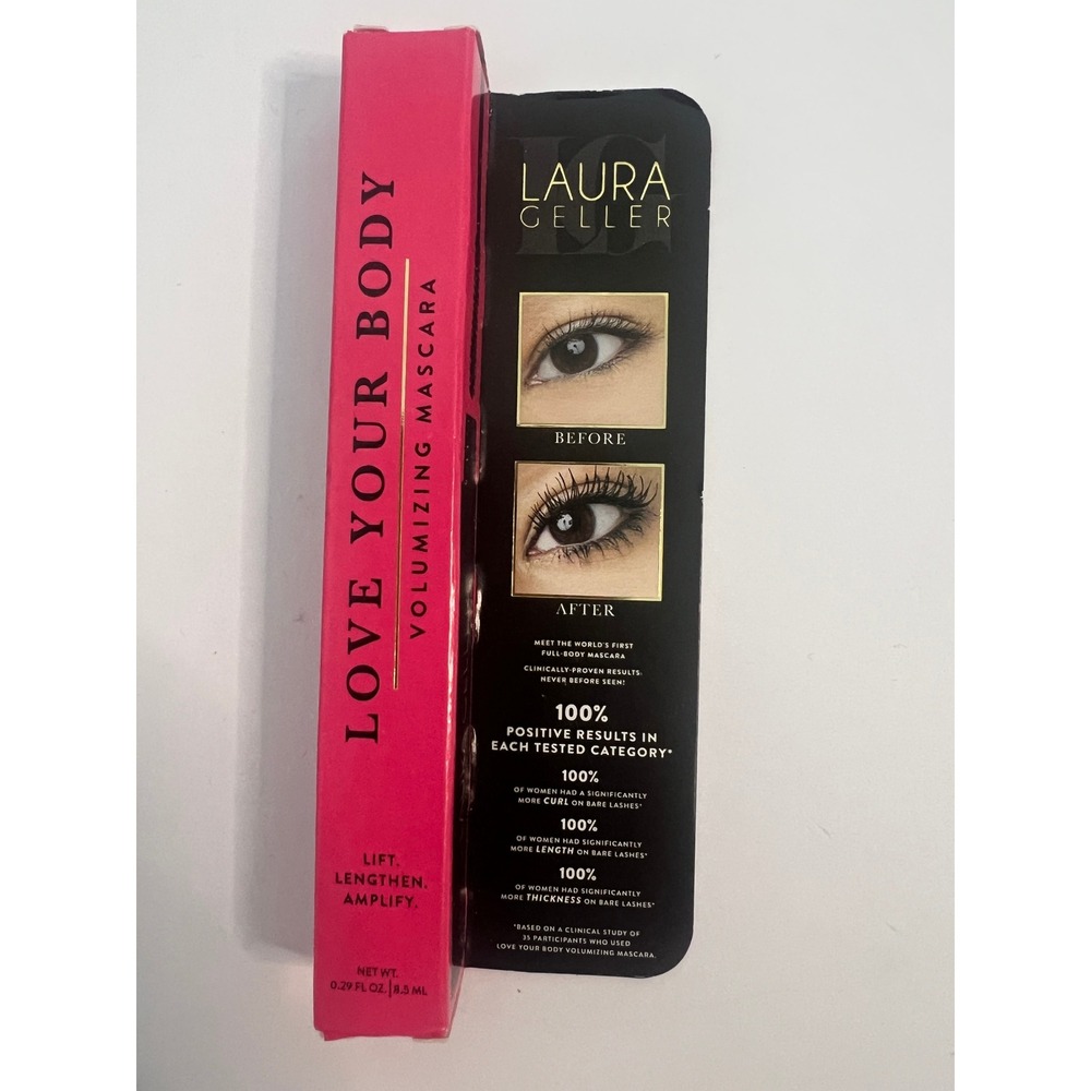 Laura Geller‎ Love Your Body Volumizing Mascara Black 0.29oz New